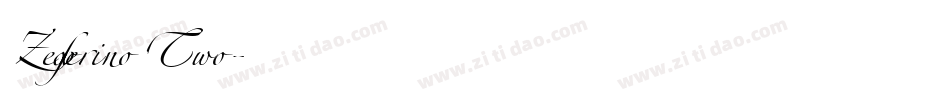 Zeferino Two字体转换